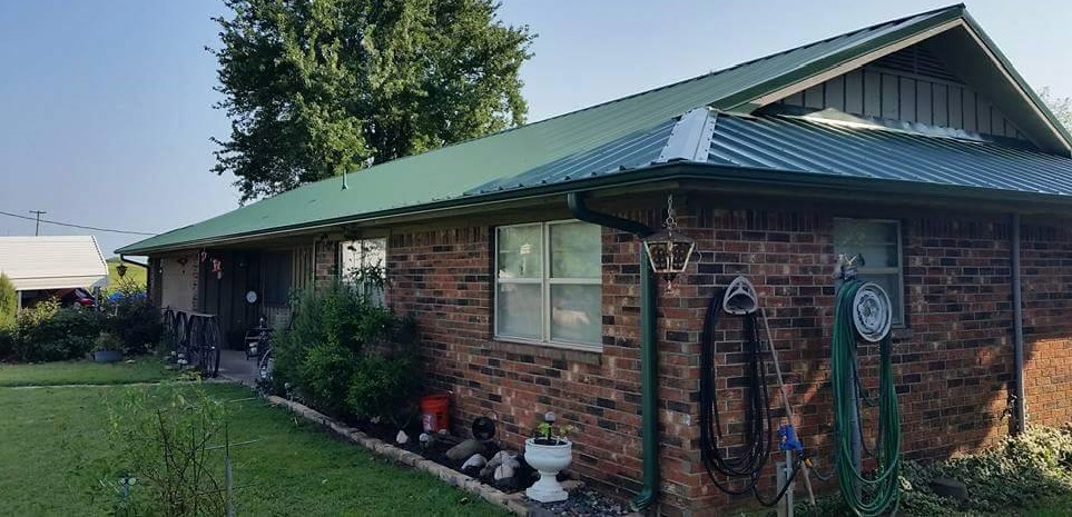 Metal Roof on Home